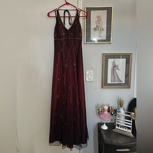 Vintage 2000s Blondie Nites gothic fairy beaded dress